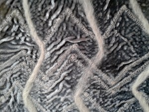 Elastic Sewn Velvet With Felting